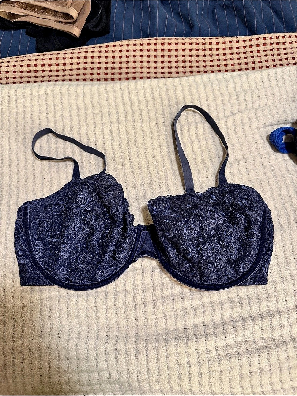 Victoria's Secret Very Sexy Push-Up Without Padding Bra Blue 38DD
